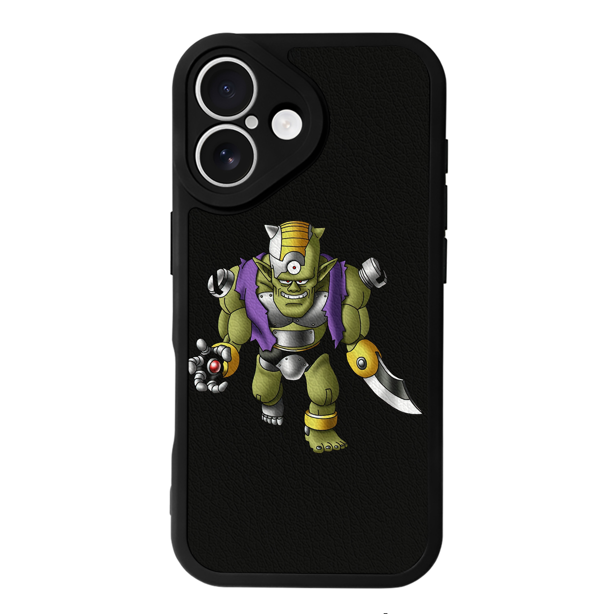 （画像用） ドラゴンクエスト Doragon Kuesuto Dragon Quest 【iPhone 16シリーズ対応】シリコンスマホケース（レザー調） 材質：シリコン